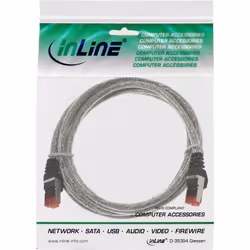 InLine 4043718100620 câble de réseau Transparent 5 m Cat6 S/FTP (S-STP)