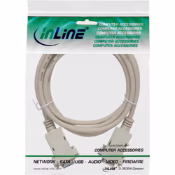 InLine 12222C câble Série Beige 2 m DB9
