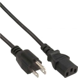 InLine 4043718101030 câble électrique Noir 1,8 m NEMA 5-15 IEC C13