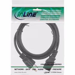 InLine 4043718101030 câble électrique Noir 1,8 m NEMA 5-15 IEC C13