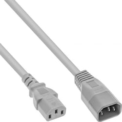 InLine 4043718101696 câble électrique Gris 1,8 m Coupleur C13 Coupleur C14