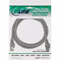 InLine 4043718102150 câble de réseau Gris 1,5 m Cat5e F/UTP (FTP)