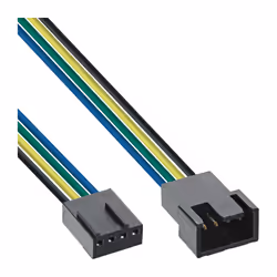 InLine 33328A, 0,3 m, Mâle, Femelle, Multicolore