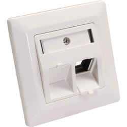 InLine 76201R Plaque de commutation et obturateur Blanc