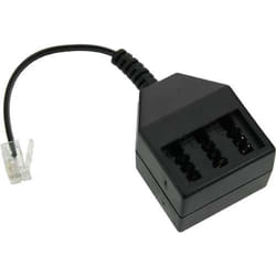 Adaptateur câble TAE RJ11 (6P4C) - INLINE - Câble de téléphone - Blanc