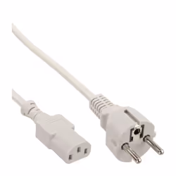 InLine 4043718111305, 1,5 m, Prise d'alimentation type F, IEC C13