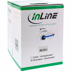 InLine 72099B câble de réseau Bleu 100 m Cat5e SF/UTP (S-FTP)