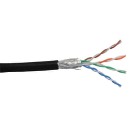 InLine 72099S câble de réseau Noir 100 m Cat5e SF/UTP (S-FTP)