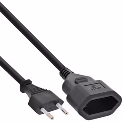 InLine 4043718113262, 2 m, Prise d'alimentation type C, CEE7/16