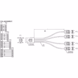 InLine 27620A câble SCSI Rouge 0,75 m