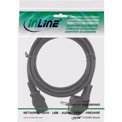 InLine 4043718115020 câble électrique Noir 7 m CEE7/7 IEC C13