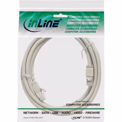 InLine 0.5m S-FTP/PIMF Cat.6 câble de réseau Gris 0,5 m Cat6 S/FTP (S-STP)
