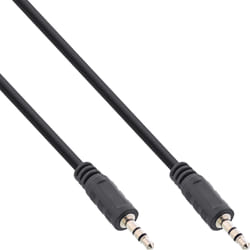 InLine 99932C câble audio 1,2 m 3,5mm Noir