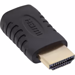 InLine 17691G, HDMI A male, HDMI C, Noir