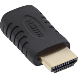InLine 17691G changeur de genre de câble HDMI A male HDMI C Noir