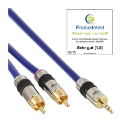 InLine 89929P câble audio 0,5 m 3,5mm Bleu