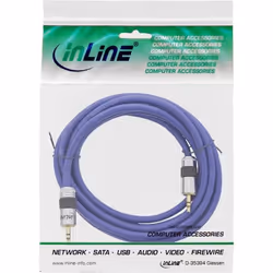 InLine 4043718117826 câble audio 7 m 3,5mm Bleu