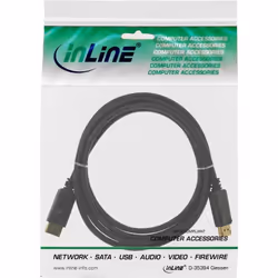 InLine 4043718118106 câble DisplayPort 5 m Noir