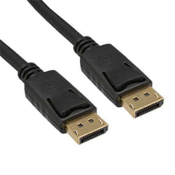 Câble DisplayPort - INLINE - 10m - Contacts dorés - Noir