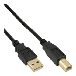 InLine 34505S câble USB 0,5 m USB 2.0 USB A USB B Noir