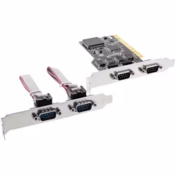 InLine 66639I, PCI, MCS9865, 0,1152 Gbit/s, 115,2 Mbit/s, Avec fil, DOS 6.22 Windows 2000, XP 32/64-bit, Server 2003 32/64-bi ...