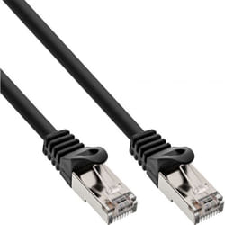 InLine 4043718123049 câble de réseau Noir 0,5 m Cat5e U/UTP (UTP)