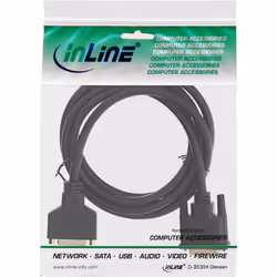 InLine 17763P câble DVI 3 m DVI-D Noir