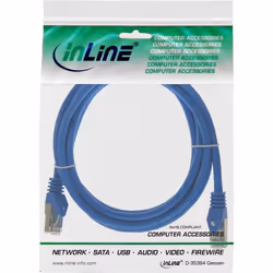 InLine 4043718123544 câble de réseau Bleu 1,5 m Cat5e SF/UTP (S-FTP)