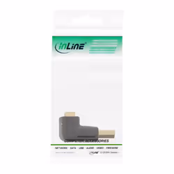 InLine 17600F changeur de genre de câble HDMI A female HDMI Noir