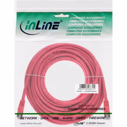 InLine 4043718125807 câble de réseau Rose 15 m Cat5e SF/UTP (S-FTP)