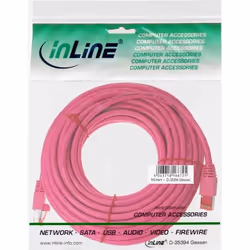 InLine 4043718126002 câble de réseau Rose 10 m Cat6 S/FTP (S-STP)