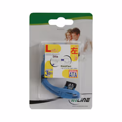 InLine 27705L câble SATA 0,5 m Bleu