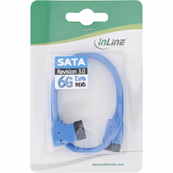 InLine 27703R câble SATA 0,3 m Bleu