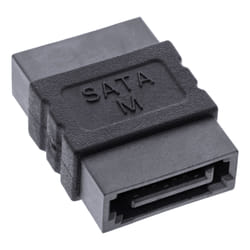 InLine 27700A changeur de genre de câble SATA female SATA Noir