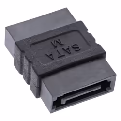 InLine 27700A changeur de genre de câble SATA female SATA Noir