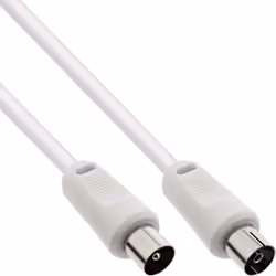 InLine 69401, 1 m, Type F, Type F, Blanc