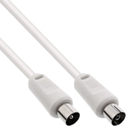 InLine 69407 câble coaxial 7 m Type F Blanc