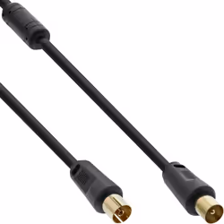 InLine 69403P, 3 m, Type F, Type F, Noir