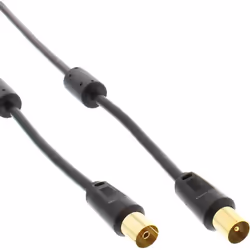 InLine 69407P, 7 m, Noir