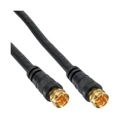 InLine 69301P câble coaxial SAT 1 m Type F Noir