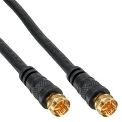 InLine 4043718129706 câble coaxial 15 m F Noir