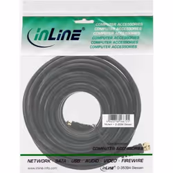 InLine 4043718129706 câble coaxial 15 m F Noir