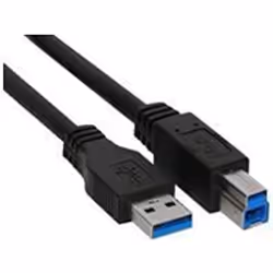 InLine 35310, 1 m, USB A, USB B, Mâle/Mâle, 5000 Mbit/s, Noir