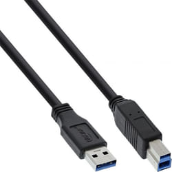 InLine 4043718129942 câble USB 2 m USB 3.2 Gen 1 (3.1 Gen 1) USB B USB A Noir