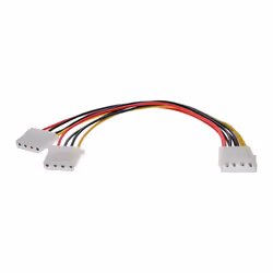 InLine 29659, 0,2 m, Molex (4-pin), 2 x Molex (4-pin), Mâle, Femelle, Droit