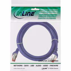 InLine 4043718132508 câble de réseau Violet 0,25 m Cat6 S/FTP (S-STP)