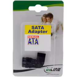 InLine 27700D changeur de genre de câble SATA female SATA 7pin Noir