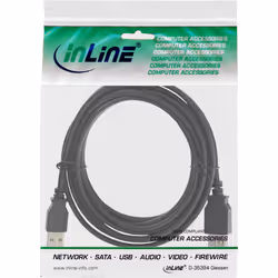 InLine 34610B câble USB 1 m Noir