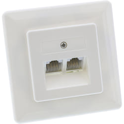 InLine 69989C boitier de prise de courant Beige