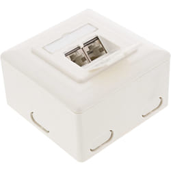 InLine 75602J boitier de prise de courant Blanc